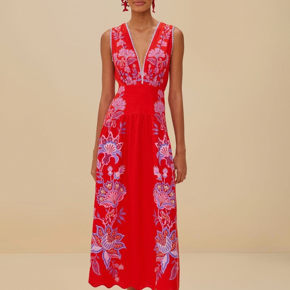 FARM Rio porcelain dress